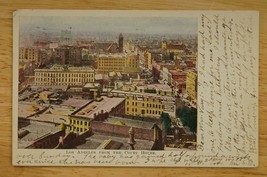 Vintage Postcard California View Los Angeles From Court House 1910 UDB LA Cancel - £8.21 GBP