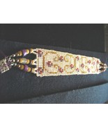 Flowers and Filigree Loom Beaded Anklet - $680.26 MXN