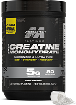 Muscletech Creatine Monohydrate Powder, Platinum Pure - Unflavored Micro... - $63.13+