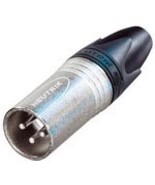 nc3mezy-b Neutrik  cable end easycon 3 pin male - idc - black/gold  nc3m... - €3,45 EUR