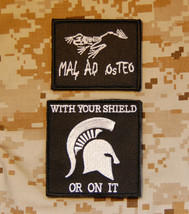 Navy SEAL Patch Set MAL AD OSTEO/WITH YOUR SHIELD OR ON IT Naval Special... - £7.97 GBP