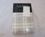 Ralph Lauren Ulster Plaid Flannel Standard Pillowcases Grey White - $37.39