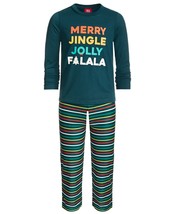 Family Pajamas Unisex Kids Merry Jingle Mix It Pajama Set Size 6-7 Color... - $32.07