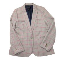 NWT J.Crew Parke Blazer in Natural Rose Plaid Single Button Jacket 12 $248 - £79.75 GBP