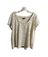 American Eagle Outfitters Lace Short Sleeve Top XL - $19.80
