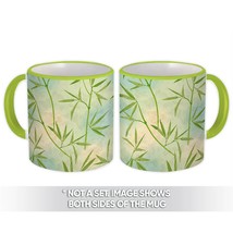 Bamboo Leaves : Gift Mug Greenery Pattern Summer Tropical Plant Ecological Home  - £12.70 GBP+