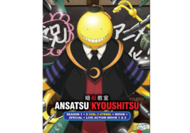 DVD Anime Assassination Classroom Season 1+2 (1-47 End) +Special +Movies +Live - £31.38 GBP
