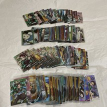 Demon Slayer Kimetsu no Yaiba BANDAI Wafer All 130 Cards 1 2 3 4 Complete Set - $277.77