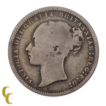 1871 Grande-Bretagne Shilling Pièce D&#39;Argent Die# 36, État Fin KM# 734.2 - £34.64 GBP