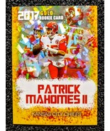 2017 Patrick Mahomes Rookie Gems Gold Card. Custom Card Limited Edition ... - $1.98