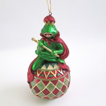 Bronners Frog Ornament King On Ball Christmas Decor 6 Inches Tall - £38.77 GBP