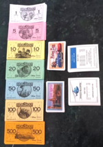 Monopoly Disney Pixar Edition 2007 Replacement Money and Title Deed Cards - £7.78 GBP