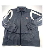 Vintage Sports Illustrated Jacket Mens Extra Large Gray White Zip Windbr... - $19.51 CAD