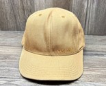 Carhartt Hat Tan Brown Cap #14806 Adjustable One Size Snapback-Made in USA - $15.82