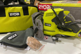 USED RYOBI JM83K 6 Amp AC Biscuit Joiner Kit with Dust Collector and Bag - $75.99