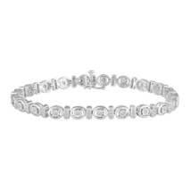 3/4CT TW Diamond Tennis Bracelet in Sterling Silver by Fifth and Fine - £103.90 GBP