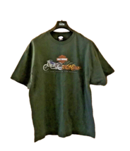 Harley Davidson Graphic T-Shirt Charcoal Gray Flaming Motorcycle Lv Nev 2X Nwot! - £18.48 GBP