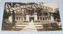 Vintage Oberlin College Ohio Post Card Book Ca.1920&#39;s - £14.03 GBP