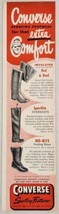 1955 Print Ad Converse Rubber Fishing &amp; Hunting Boots Malden,Massachusetts - £10.75 GBP