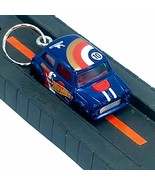 Hot Wheels Race Team Blue Morris Mini Cooper FYC54 1:64 Diecast Keychain... - £8.62 GBP