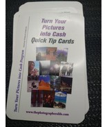 Turn Your Pictures Into Cash Quick Tip Cards - $12.86