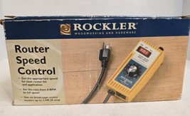 Rockler Router Variable Speed Control  With Box  Tested And Works Great - $36.58