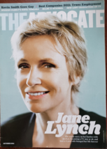 Jane Lynch, Kevin Smith @ The Advocate October 2011 - £4.68 GBP