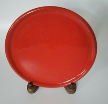 Vintage Waechtersbach 7.75&quot;  Plate Red Round Unmarked W Germany (U29) - £13.31 GBP