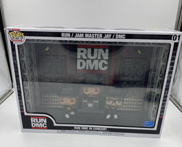 Funko Pop! Deluxe Moment: RUN DMC IN CONCERT 3 Vinyl Figures 2022 Exclusive - £26.34 GBP