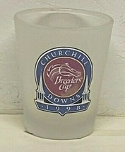 1998 Breeders Cup @ Churchill Downs Frosted Shot Glass in MINT Condition - £19.98 GBP