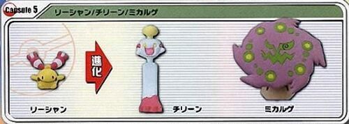 Primary image for Takara Tomy Pokemon Zukan DP13 1/40 Scale Figure Chingling Chimecho Spiritomb
