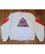 Vintage RARE Big A Auto Parts Jacket White Size Large - Made in USA - K-... - €59,25 EUR