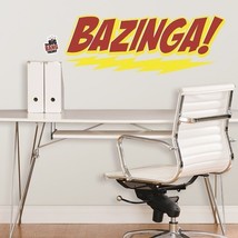The Big Bang Theory Bazinga Logo Peel and Stick Giant Wall Stickers Deca... - £7.78 GBP