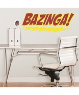 The Big Bang Theory Bazinga Logo Peel and Stick Giant Wall Stickers Deca... - £7.66 GBP