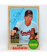 1968 Topps #231 Dave Baldwin Washington Senators Auto Autographed Signed... - £3.89 GBP