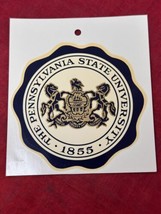 Vintage 1970s Penn State University Sticker Decal Pennsylvania Psu Emblem Logo - $18.69