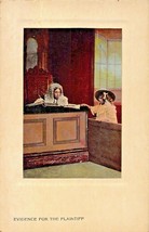 EVIDENCE FOR THE PLAINTIFF~CHILDREN IN COURT~BAMFORTH SERIES 3041 POSTCARD - £8.19 GBP