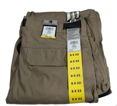 BC Clothing Mens Lightweight Convertible Stretch Cargo Pants &amp; Shorts Sand S/32 - £39.14 GBP