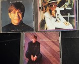 LOT OF 3 Elton John: MADE IN ENGLAND +GREATEST HITS+ LOVE SONGS - $8.90