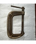VINTAGE BRINK &amp; COTTON NO. 144 C-CLAMP MADE IN USA  4&quot; - $15.00