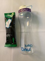 Circular Water Bottle  22 oz. &amp; Fusion Green Apple Sip Cartridge-BOTTLE ... - £19.47 GBP