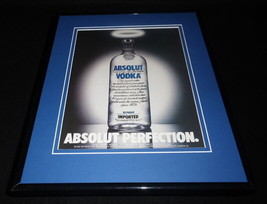 1992 Absolut Perfection Vodka Framed 11x14 ORIGINAL Advertisement - £27.24 GBP