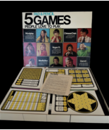 Vtg 5 Games People Love to Play Pad &amp; Pencil 1973 Reiss Hoi Polloi Inc - $29.99