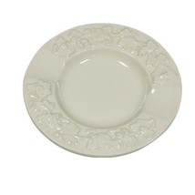 RARE VINTAGE WEDGWOOD QUEENSWARE EMBOSSED WHITE ON WT GRAPEVINE LEAVES A... - £11.02 GBP