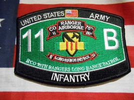 Us Army H Co E 52 11B 1ST Cavalry Airborne Ranger Long Range Patrol Patch - £5.98 GBP