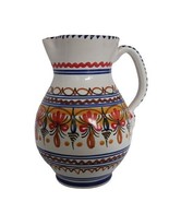 Vintage Ceramica De La Cal Spain Ceramic Pitcher  - $40.83 CAD