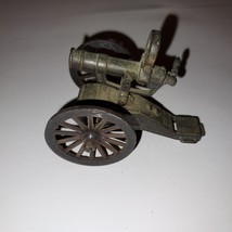 Vintage Miniature Cannon Die Cast Pencil Sharpener Made in Hong Kong - £10.19 GBP