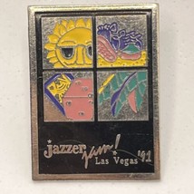 Las Vegas Nevada 1991 Jazzer Jam Music Fest Souvenir Enamel Lapel Hat Pin - $5.95