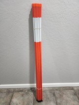 Driveway Markers Orange Snow Plow Stakes  Fiberglass Rod，50 Pack 48&quot; Sno... - $46.71