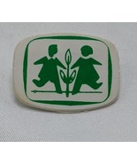 German Woman And Man With Flower Pinback 1&quot; - $920.51 MXN